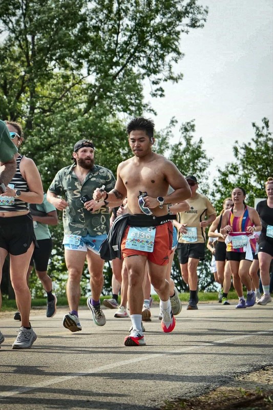 Ralph pushing through the final miles