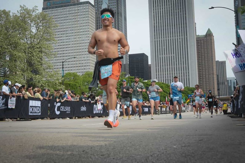 Ralph Mata running the Chicago Spring Half Marathon